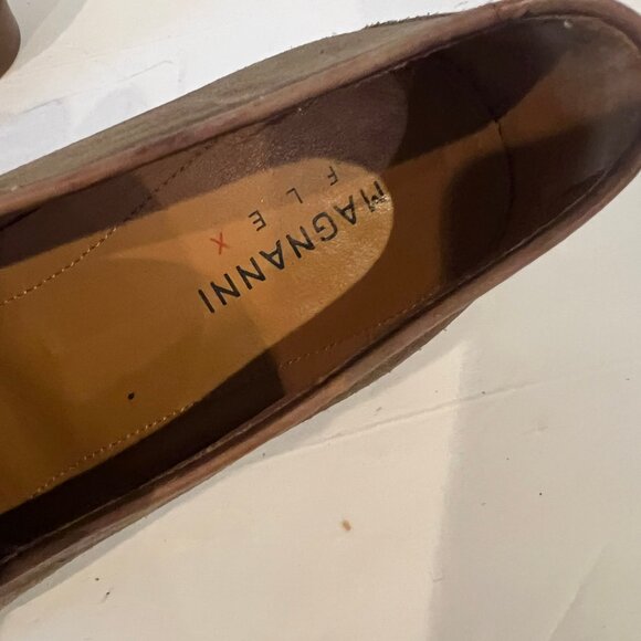 $550 MENS MAGNANNI LECERA TAUPE SUEDE FLEX SOLE LOAFERS SIZE 10.5 US / 43.5 EU main image 4